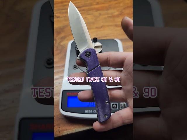 A $25 Knife Came How Sharp!!??  #shorts #youtubeshorts #knives