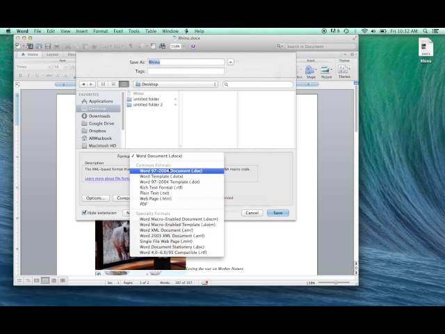 How to Convert Word to PDF on a Mac