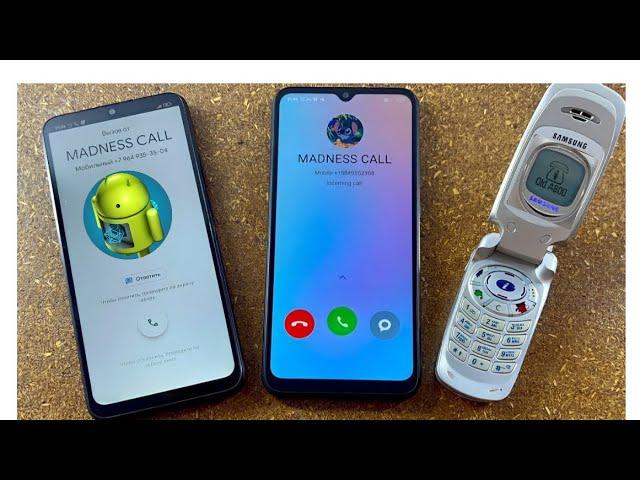 Two XIAOMI Redmi 9A vs 9C NFC Incoming Call & Outgoing Call Samsung A800