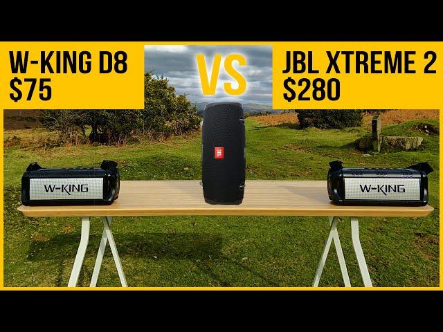 W-King D8 Bluetooth speaker review vs JBL Xtreme 2 & LG PK7. How does it sound for $200 less?