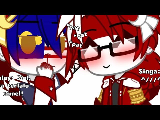 Singa Manja kat Malay || Gacha Ultra || Gacha Countryhumans || Just Brothership || Check Desk!