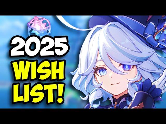 My COMPLETE Genshin 2025 Wishlist!