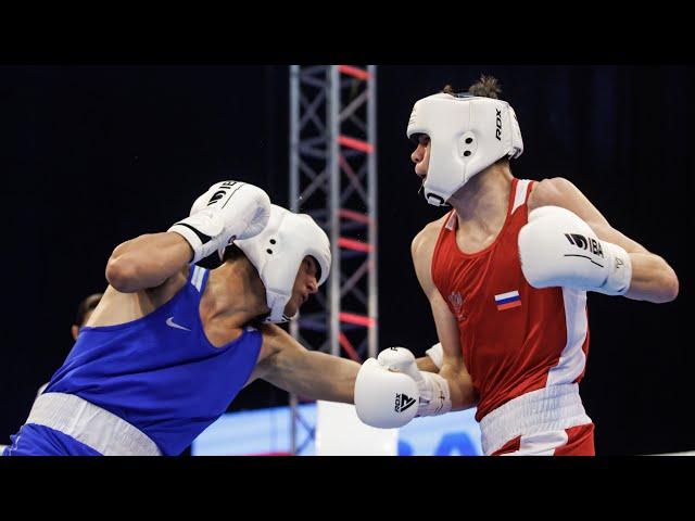 Ruslan Shikhmambetov (RUS) vs. Nikita Baramidze (GEO) IBA Youth World Championships 2024 (80kg)