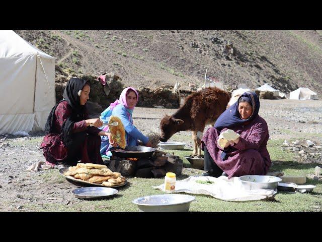 Nomadic lifestyle in the mountains of Afghanistan | Shepherd Mother | Village life in Afghanistan