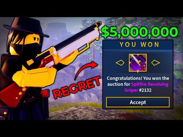 How Long Does it Take To Get a SPITFIRE? Roblox Wild West
