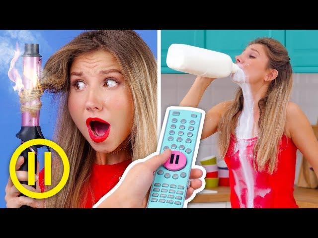 PAUSE CHALLENGE! Prank Wars! || Pause Challenge For 24 Hours by 123 GO! Challenge