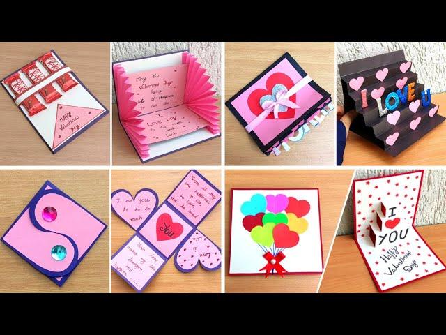 How to make Valentine's day card/Handmade Valentines Card/Valentine's day card making/Valentine card