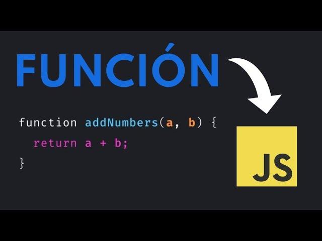 ️Cómo CREAR una FUNCIÓN en JAVASCRIPT