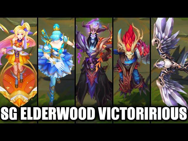 All New Skins Spotlight Star Guardian Seraphine Orianna Victorious Anivia Elderwood Karthus Wukong