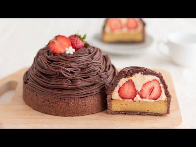 Strawberry & Chocolate Tart｜HidaMari Cooking