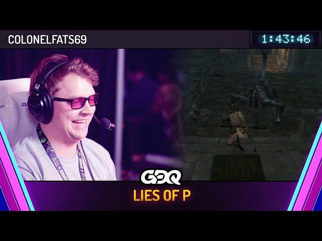 Lies of P by ColonelFats69 in 1:43:46 - Awesome Games Done Quick 2025