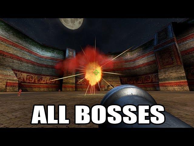 Serious Sam: The Second Encounter - All Bosses (With Cutscenes) HD 1080p60 PC