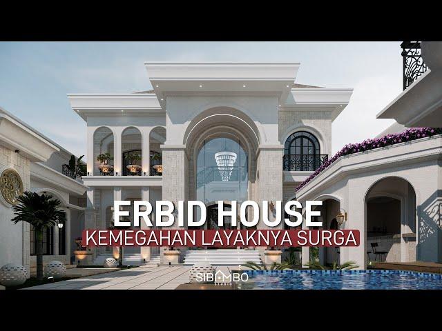 Desain Rumah Mewah Klasik 2 Lantai 7 Kamar Tidur di Lahan  1413 m2 | MEWAH BANGET