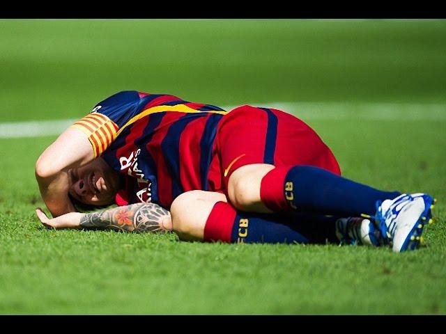 Серьезная травма Лионеля Месси! Serious injury Lionel Messi!