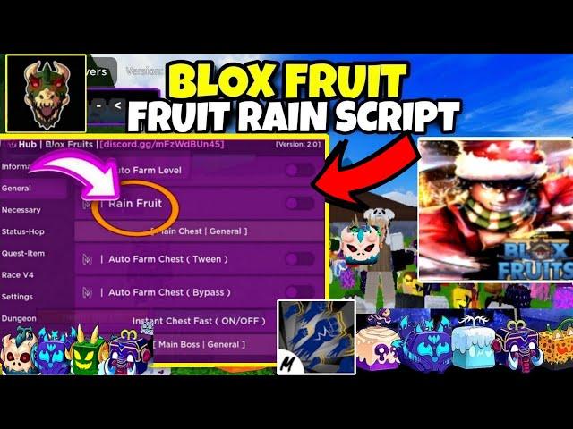 Script Blox Fruit Mobile No Key  RAIN FRUIT & AUTO FARM |AUTO CHEST| Delta Fluxus Script Xmas UPDATE