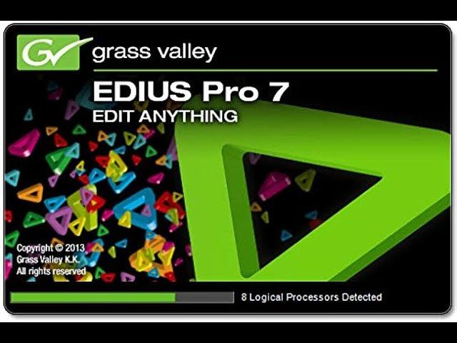 Installing Edius 7