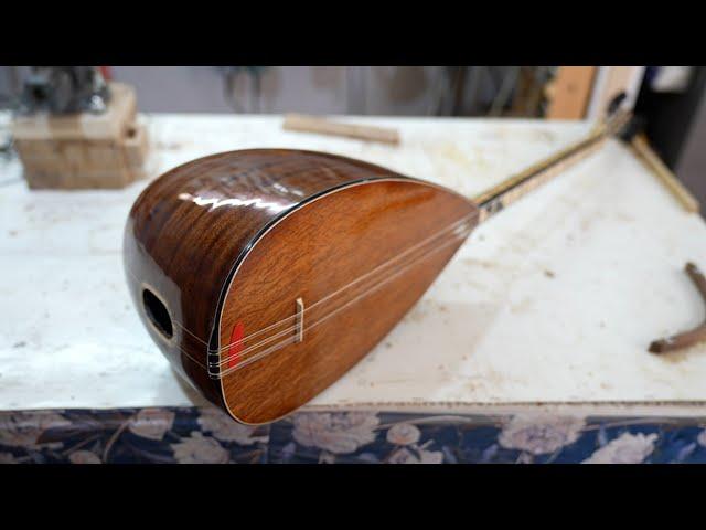 Disappearing Arts: How to Make Handmade Baglama (Saz)? 4K