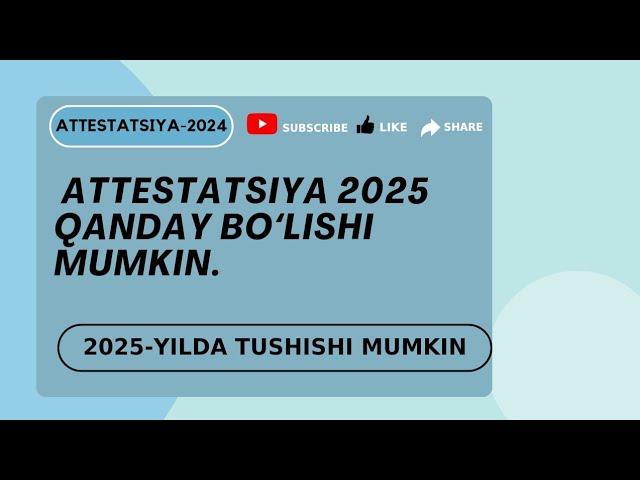 Attestatsiya 2024 qanday boʻldi.