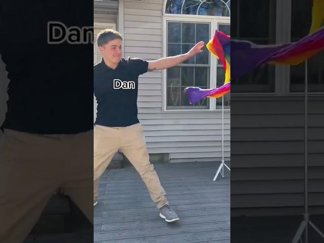 Throwing a pride flag at my family members ️‍