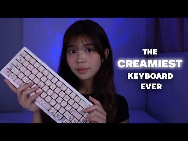 The CREAMIEST Keyboard ASMR ever!