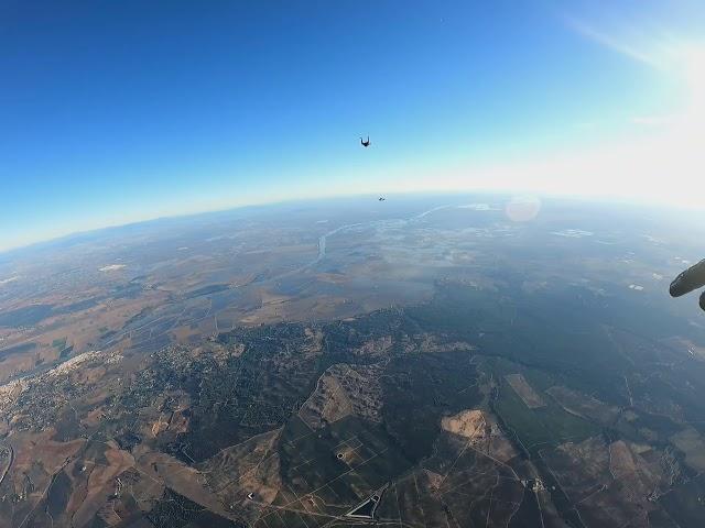 skydive Spain, camera jump for Alister & Julia