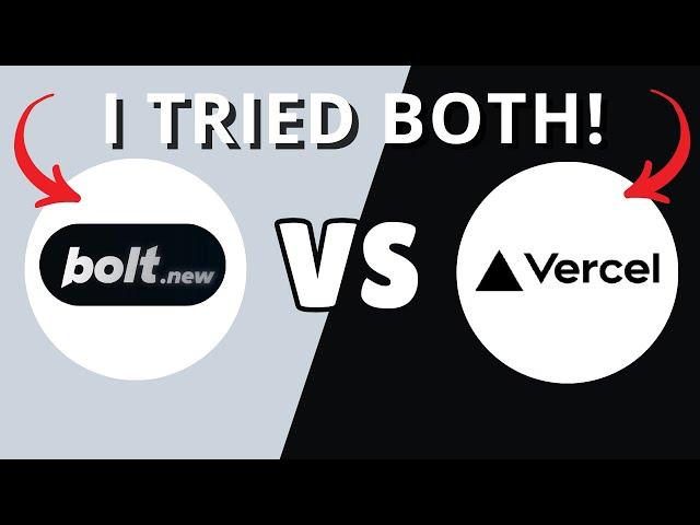 Vercel vs Bolt - Which App Development Platform is BETTER In 2025? (FULL COMPARISON!)