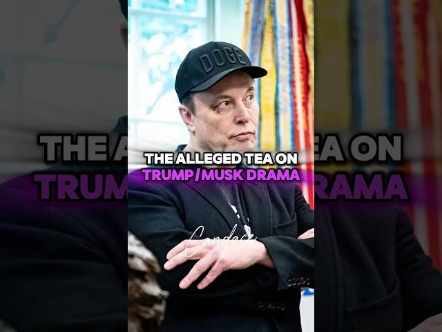 The ALLEGED reason behind the Trump/Elon drama...