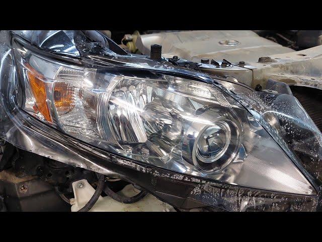 Lexus rx350 2009г установка Biled линз aozoom a13