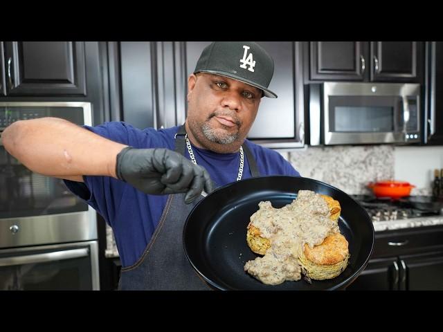 Make the Best Biscuits and Sausage Gravy from Scratch