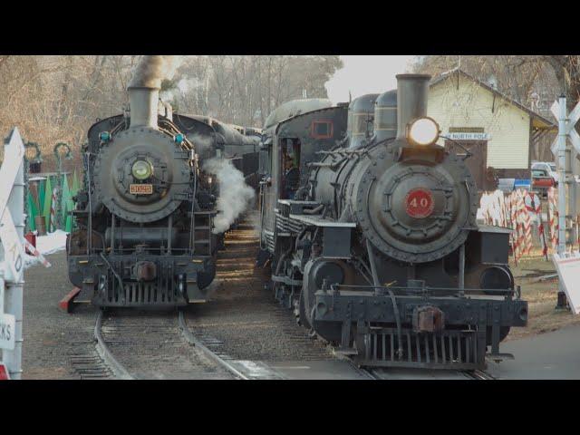 Essex Steam Train | North Pole Express: 3 Steamers On The Busy Connecticut Valley Line!