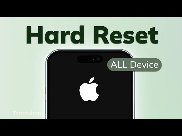 How to Hard Reset Your iPhone - 2024 | Step by Step Guide