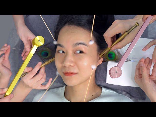 ASMR | Simultaneous Ear Cleaning on Both Sides