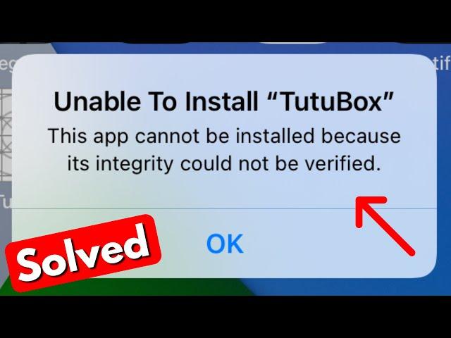 Fix this app cannot be installed because its integrity could not be verified ios | unable to install