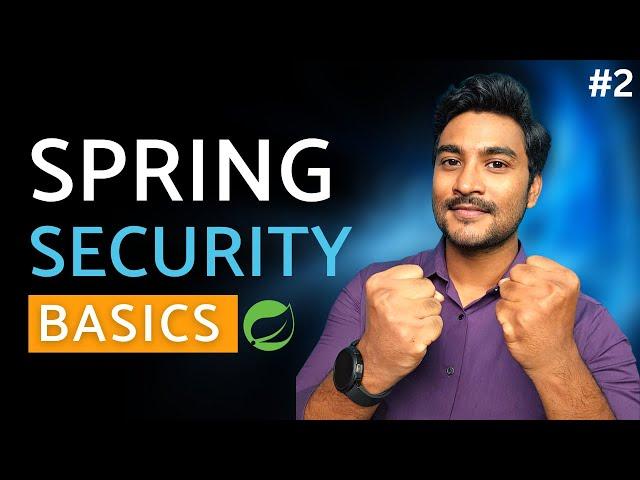 [NEW] Spring Security Basics -  User | UserDetails | UserDetailsManager #springsecurity | Ep - 2