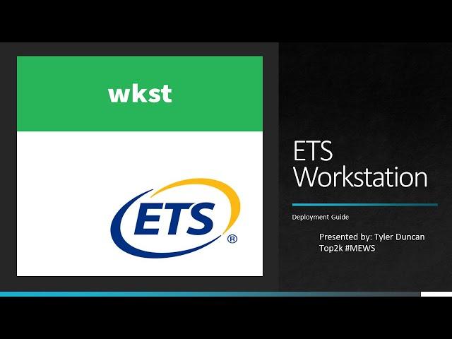 ETS Unity Workstation Intune Deployment