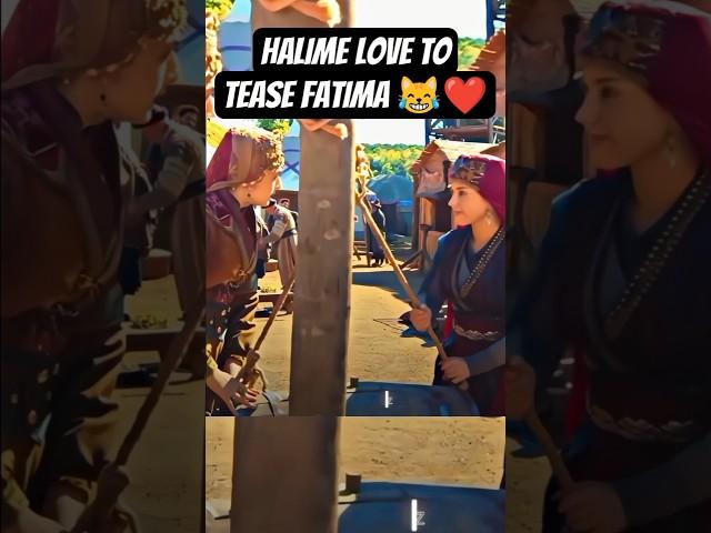 HALIME AND FATIMA FUNNY SCENE ️|| KURULUS OSMAN SEASON 6  #keşfet #kurulusosman