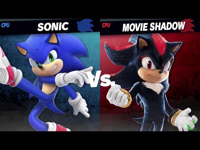 Movie Sonic vs Movie Shadow SSBU Quickie -By BoiledSwift/WomboKombo38