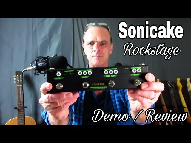 Demo / Review - Sonicake Rockstage. 4 in 1 Guitar Multi-Effect Pedal.