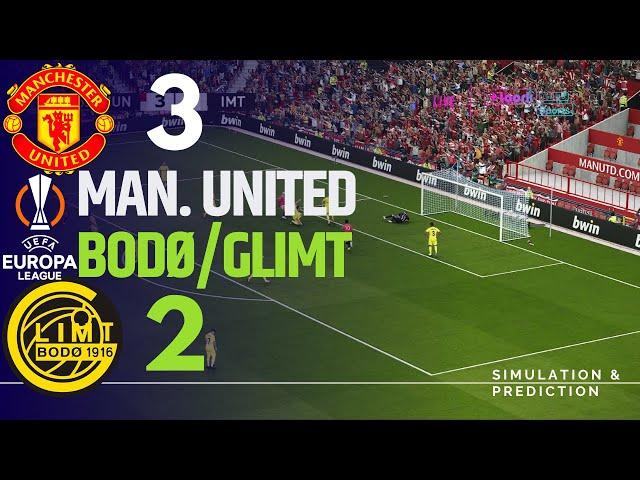 MANCHESTER UNITED 3-2 BODØ/GLIMT • Highlights • Europa League 24/25 | Simulation/Recreation