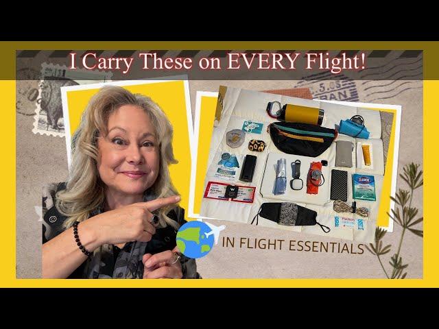 Personal Item Bag Hack! How to get ALL Your In Flight Essentials on the Plane with You Every Time!