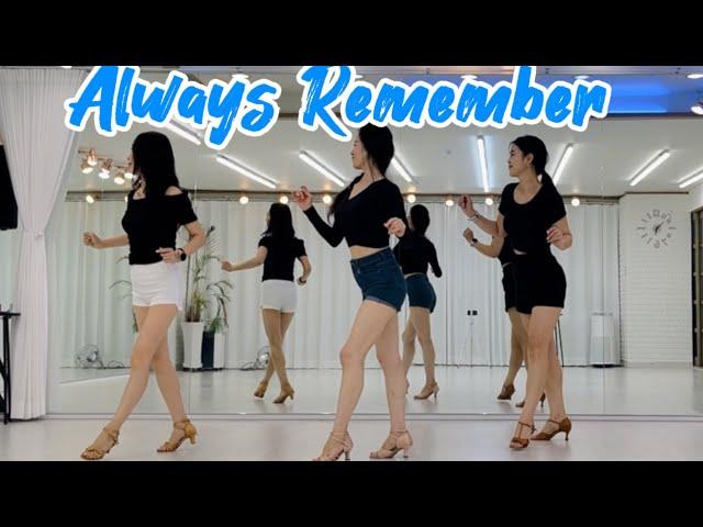 [초급] Always Remember linedance l Beginner l 올웨이스 리멤버 ㅣ송도라인댄스 ㅣ 인천라인댄스 ㅣ 초아라인댄스