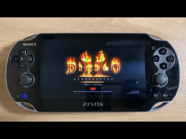 Играем в Diablo 2 Resurrected на PS Vita