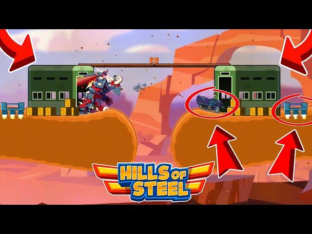 UPDATE! NEW LEVELS in 1 vs 1 BATTLES in Hills of Steel