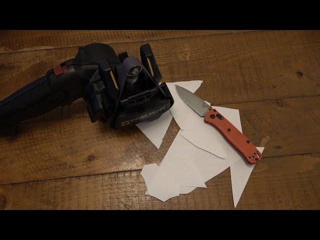 Work Sharp MK.2 (DEMO) Quick & Easy Touch Up On Benchmade Mini Bugout...