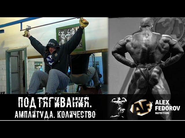 Подтягивания. Амплитуда. Количество \ Pullups. Amplitude and how much to do