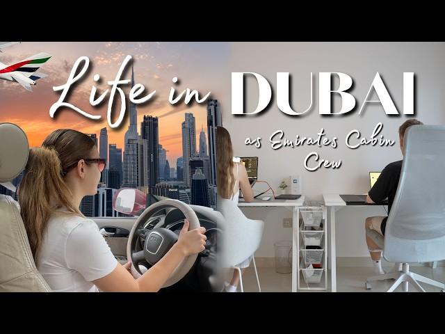 Living in DUBAI as EMIRATES CABIN CREW ️ a Day in my Life VLOG 