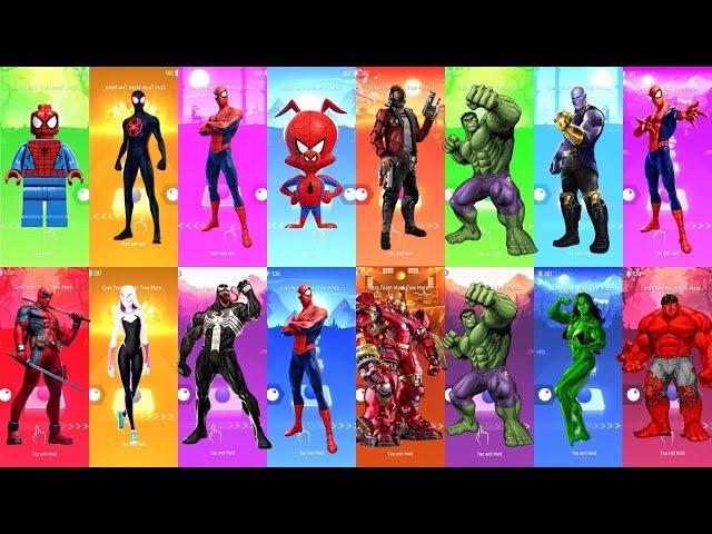 Tiles Hop EDM Rush Megamix #31_ Marvel Superheroes Showdown! Deadpool, Hulkbuster, Spider Man & More