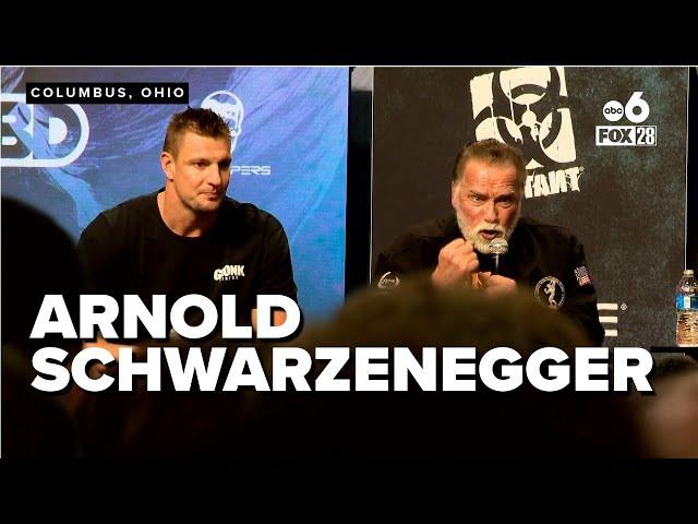 Arnold Schwarzenegger inspires at the Arnold Sports Festival in Columbus