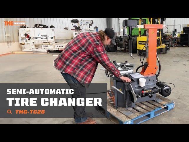 TMG Industrial Tilt-Back Semi-Automatic Tire Changer - TMG-TC28