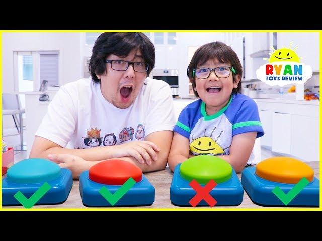 Don'ts Push the Wrong Button Challenge with Ryan and Daddy!